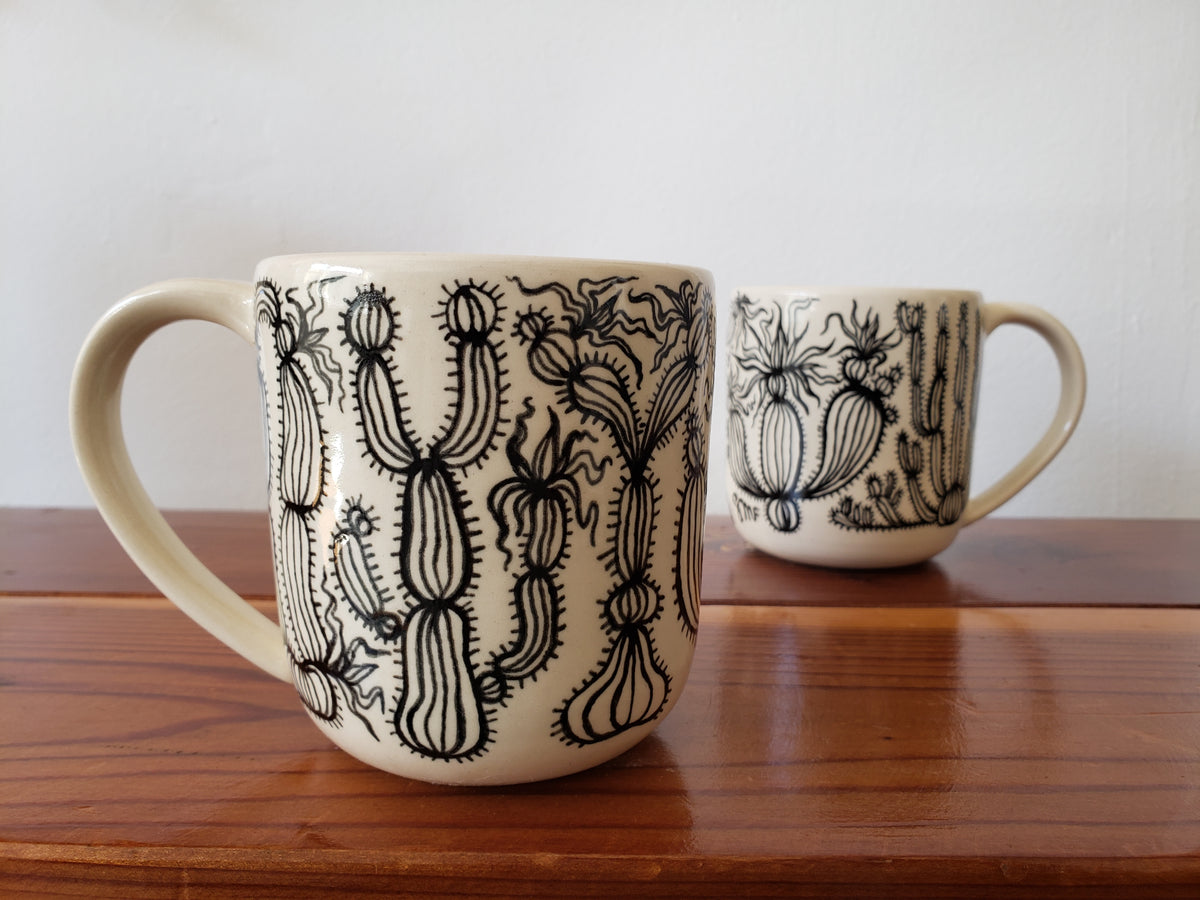 Mug - Wood Block – Gopi Shah Ceramics