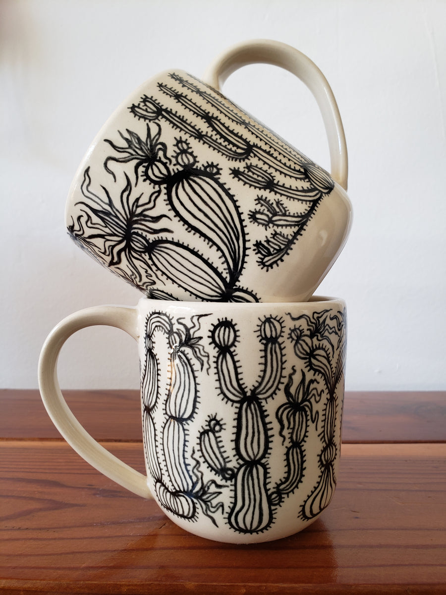 Mug - Wood Block – Gopi Shah Ceramics