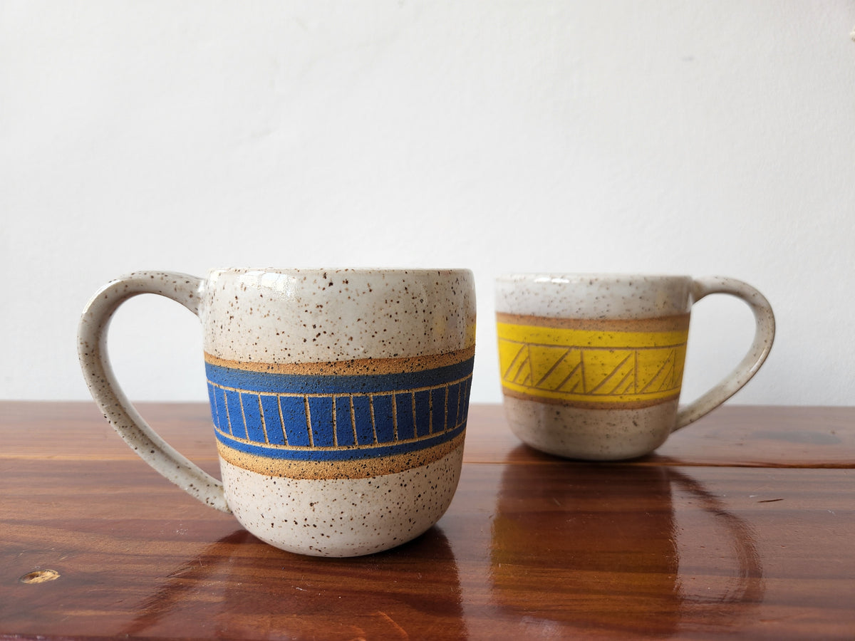 Mug - Wood Block – Gopi Shah Ceramics