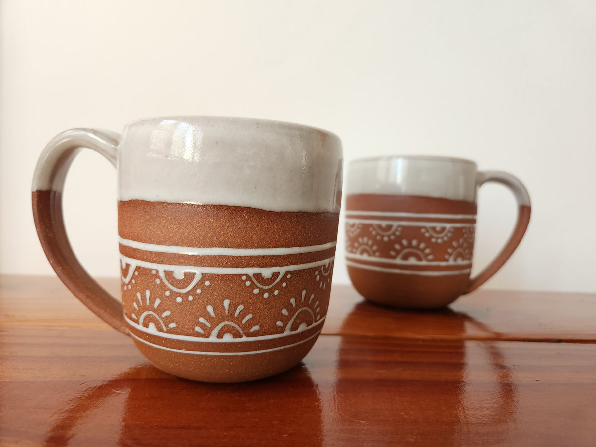 Mug - Wood Block – Gopi Shah Ceramics