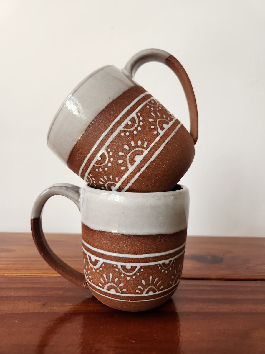 Mug - Funky Amoeba – Gopi Shah Ceramics