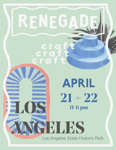 Renegade Craft Fair x Gopi Shah Ceramics