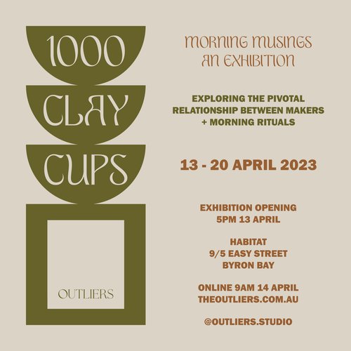 Morning Musings: 1000 Clay Cups