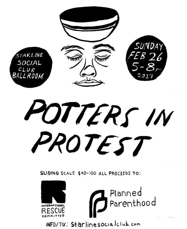 Potters in Protest Event