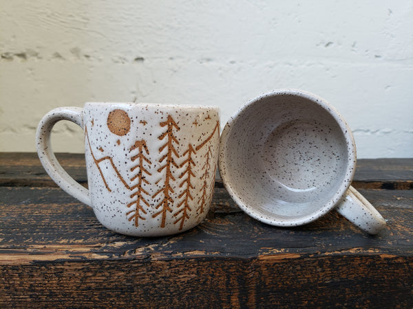 Mug - Wood Block – Gopi Shah Ceramics