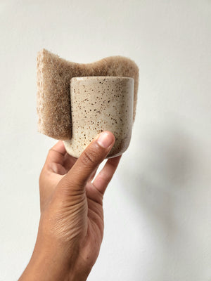 Sponge Holder - Speckled White